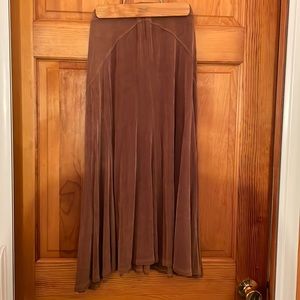 Cold water Creek Brown Skirt 1X